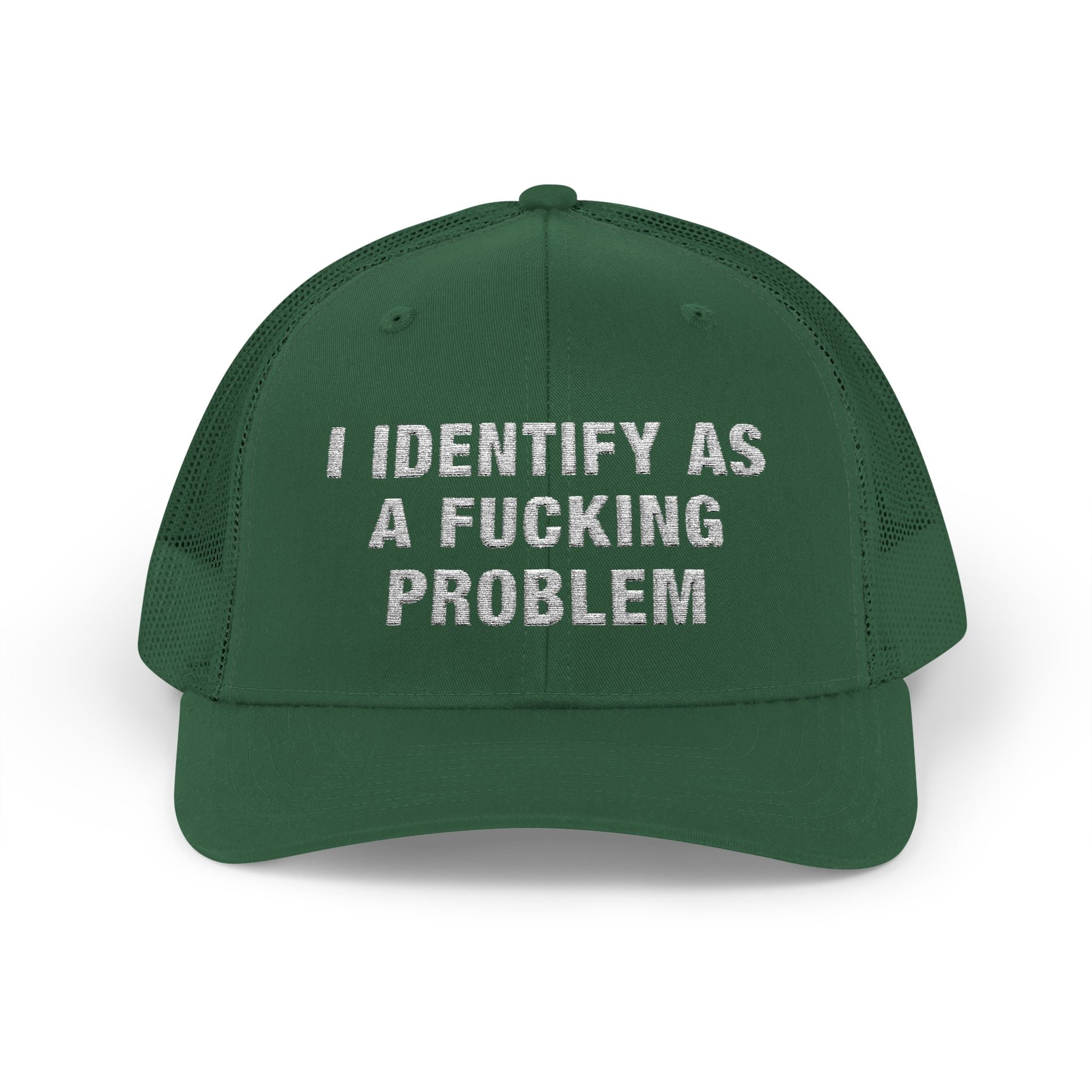 Problematic Identity Snapback Trucker Cap