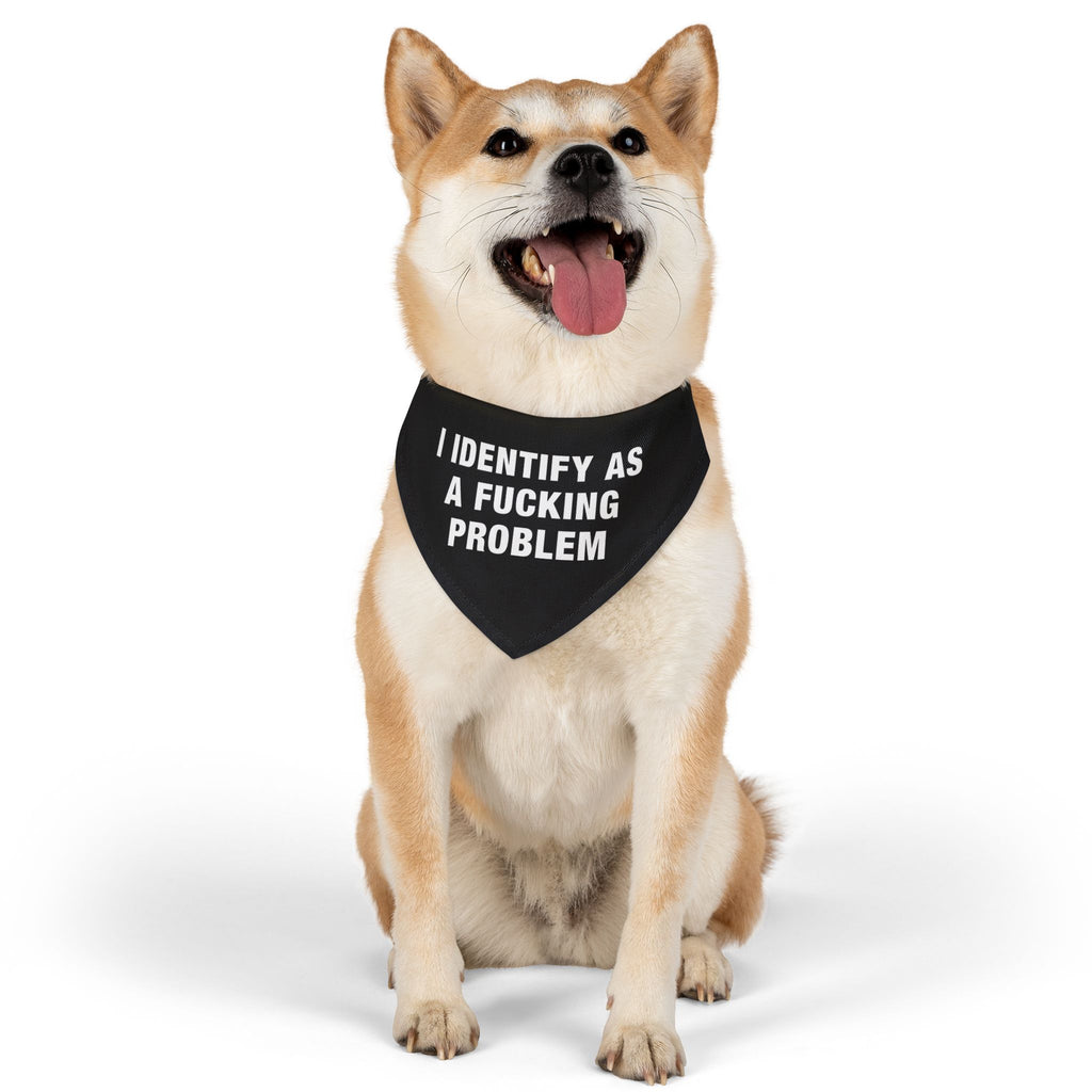 Problematic Identity Pet Bandana Collar