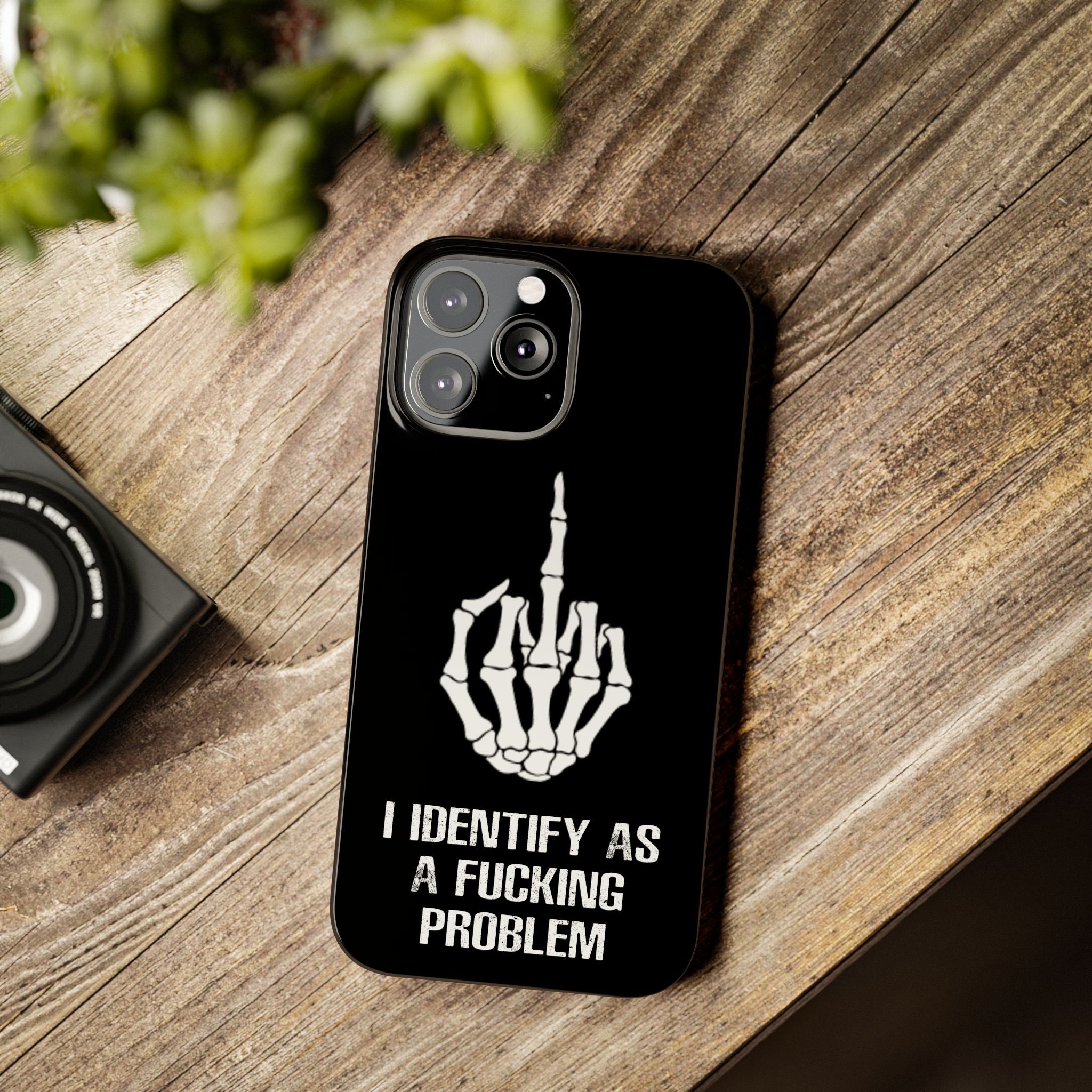 Problematic Identity iPhone Slim Case