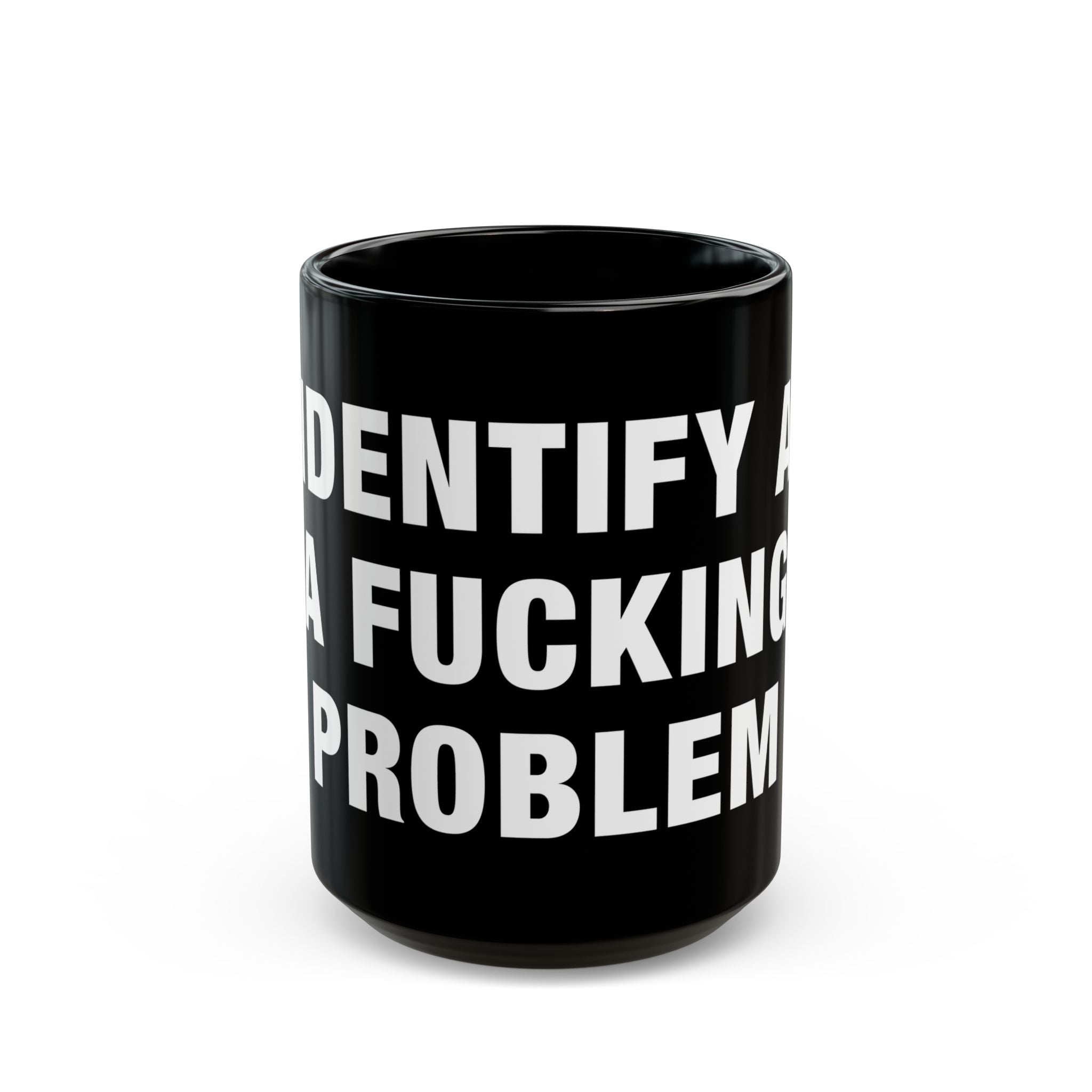 Problematic Identity Black Mug (11/15 oz options)