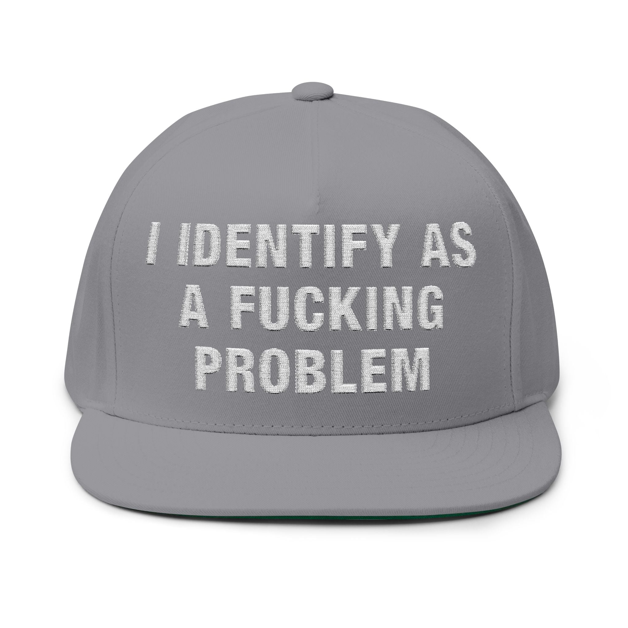 Problematic Identity Yupoong Flat Bill Cap