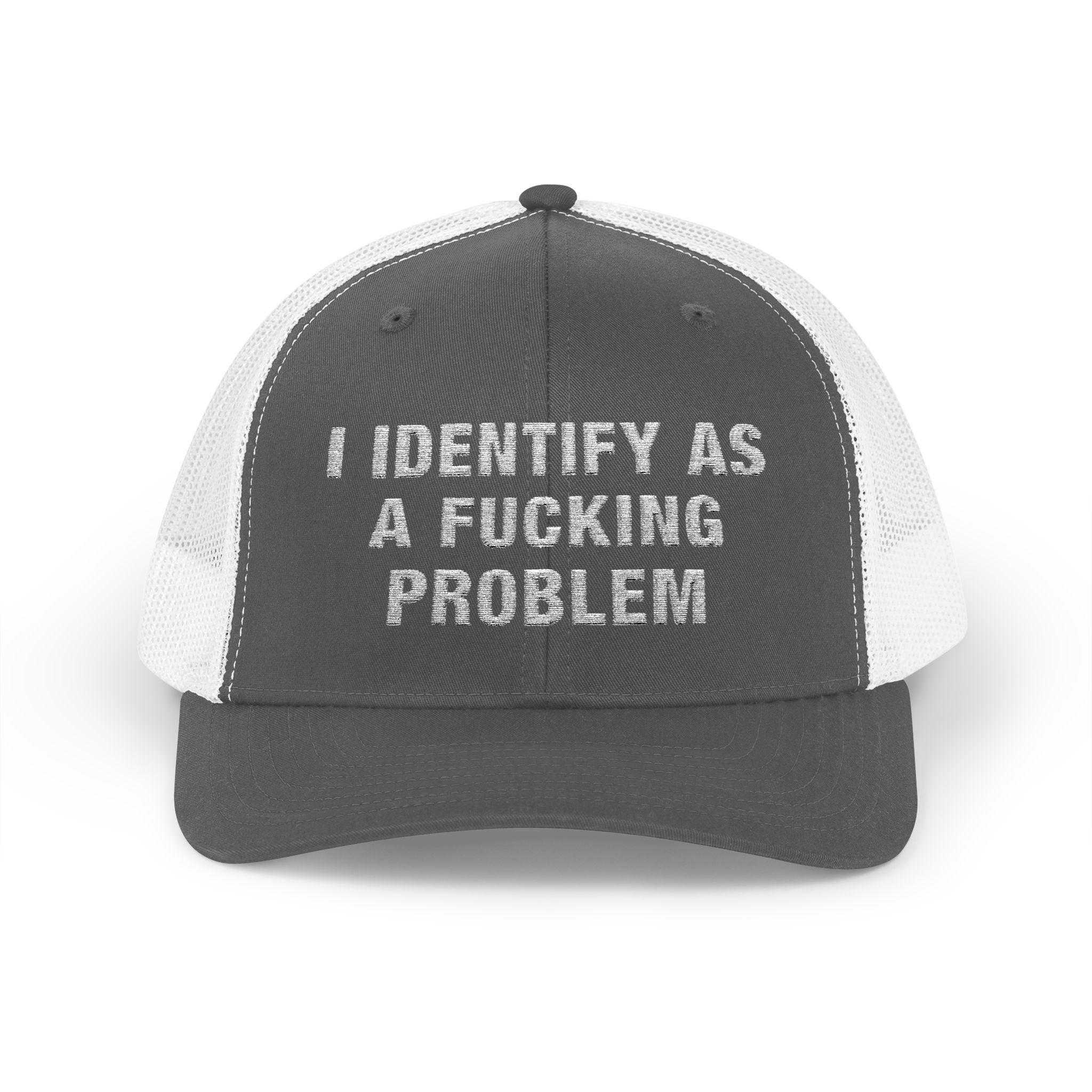 Problematic Identity Snapback Trucker Cap