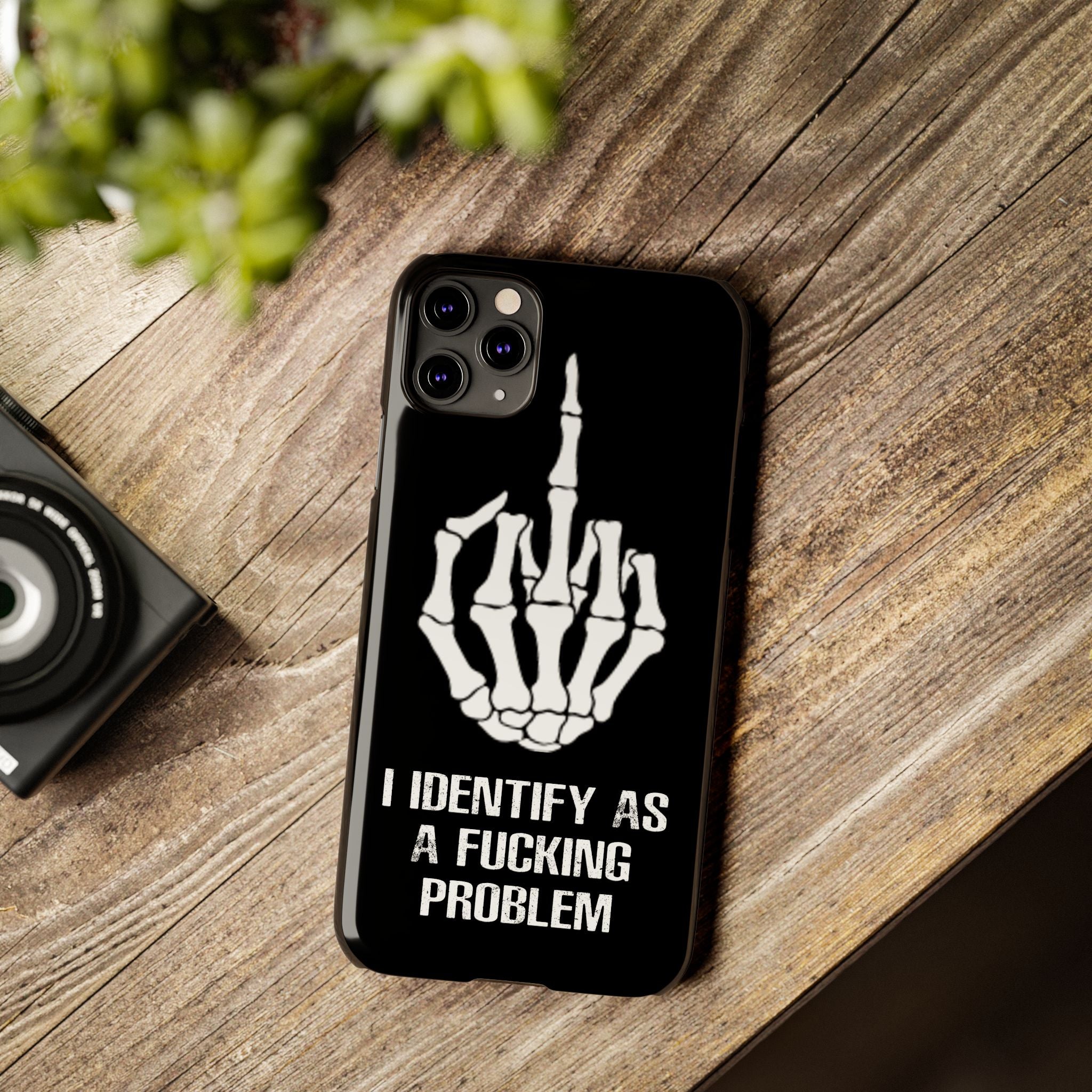 Problematic Identity iPhone Slim Case