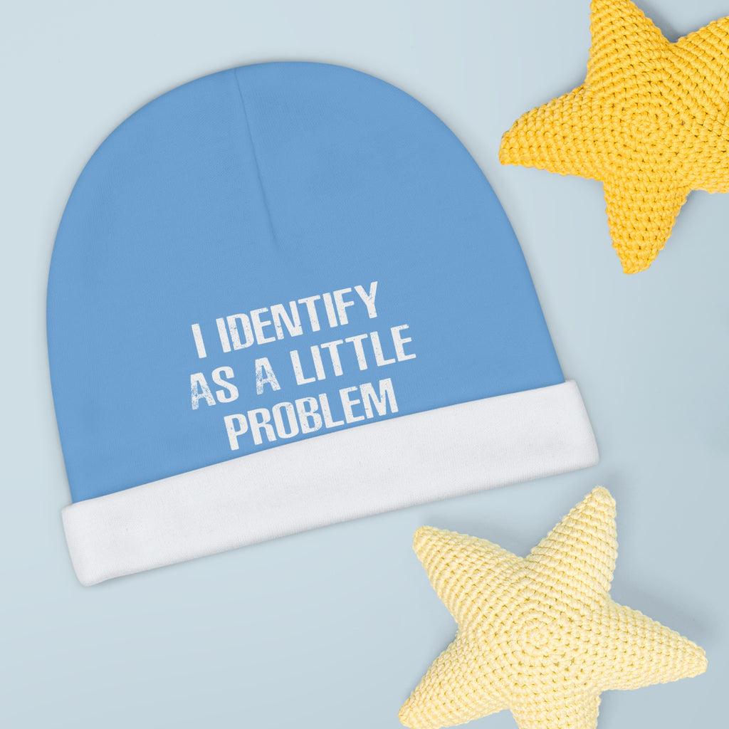 Problematic Identity Baby Beanie - Blue