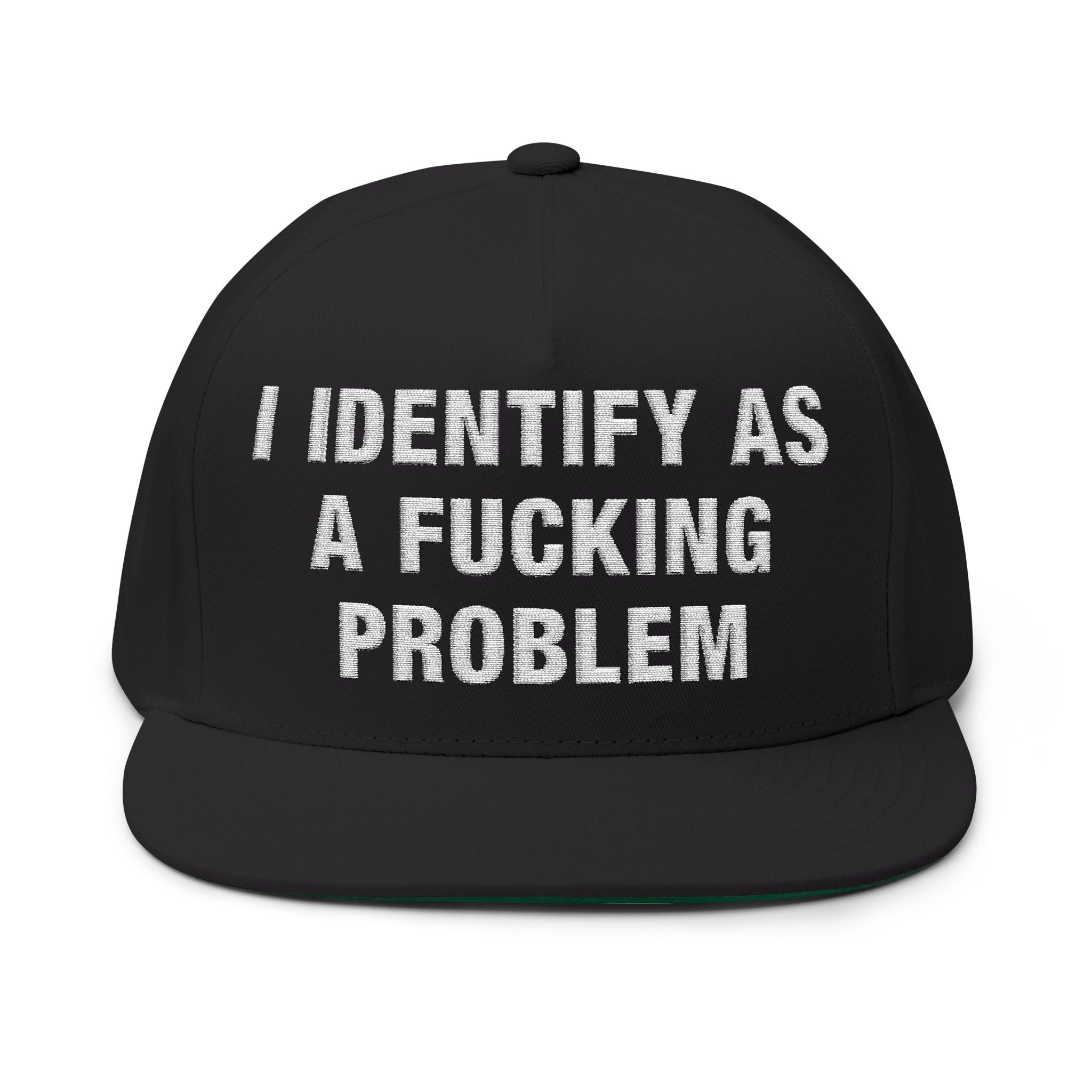 Problematic Identity Yupoong Flat Bill Cap