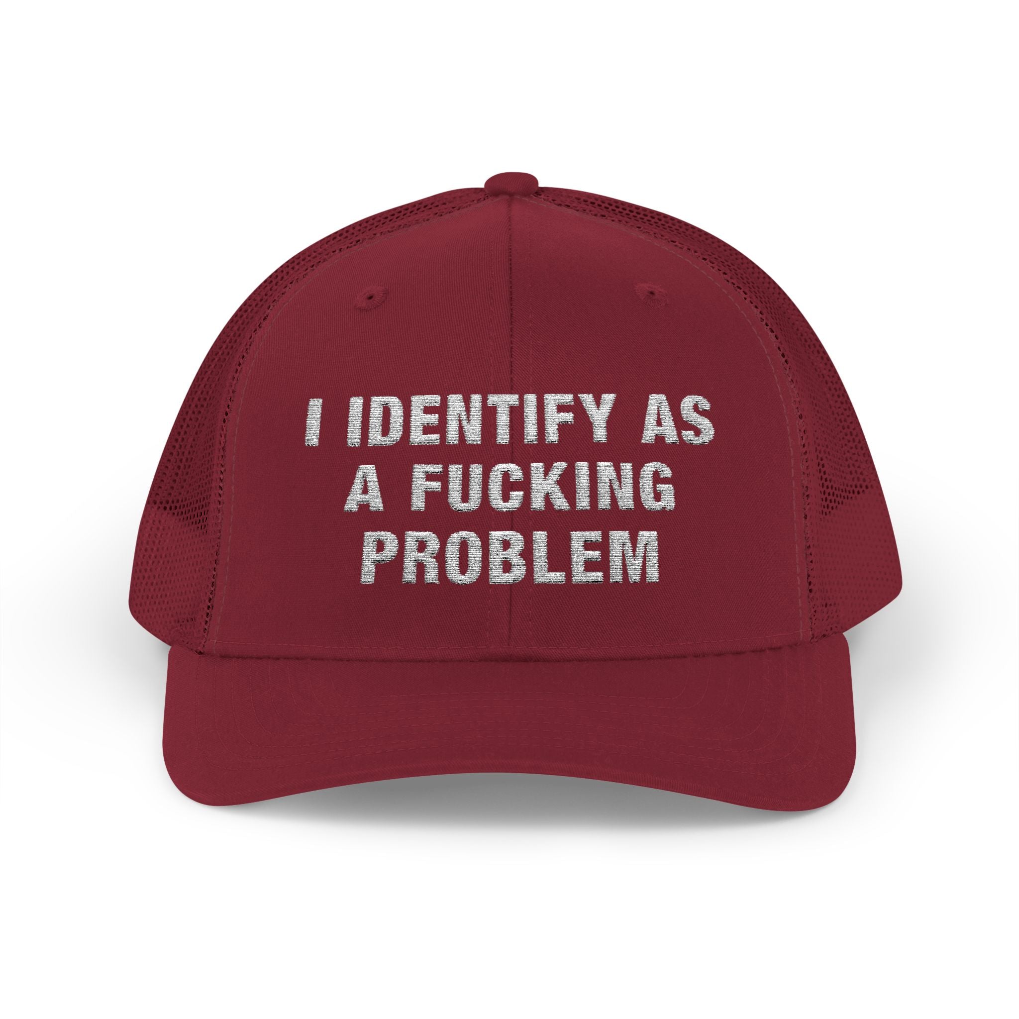 Problematic Identity Snapback Trucker Cap