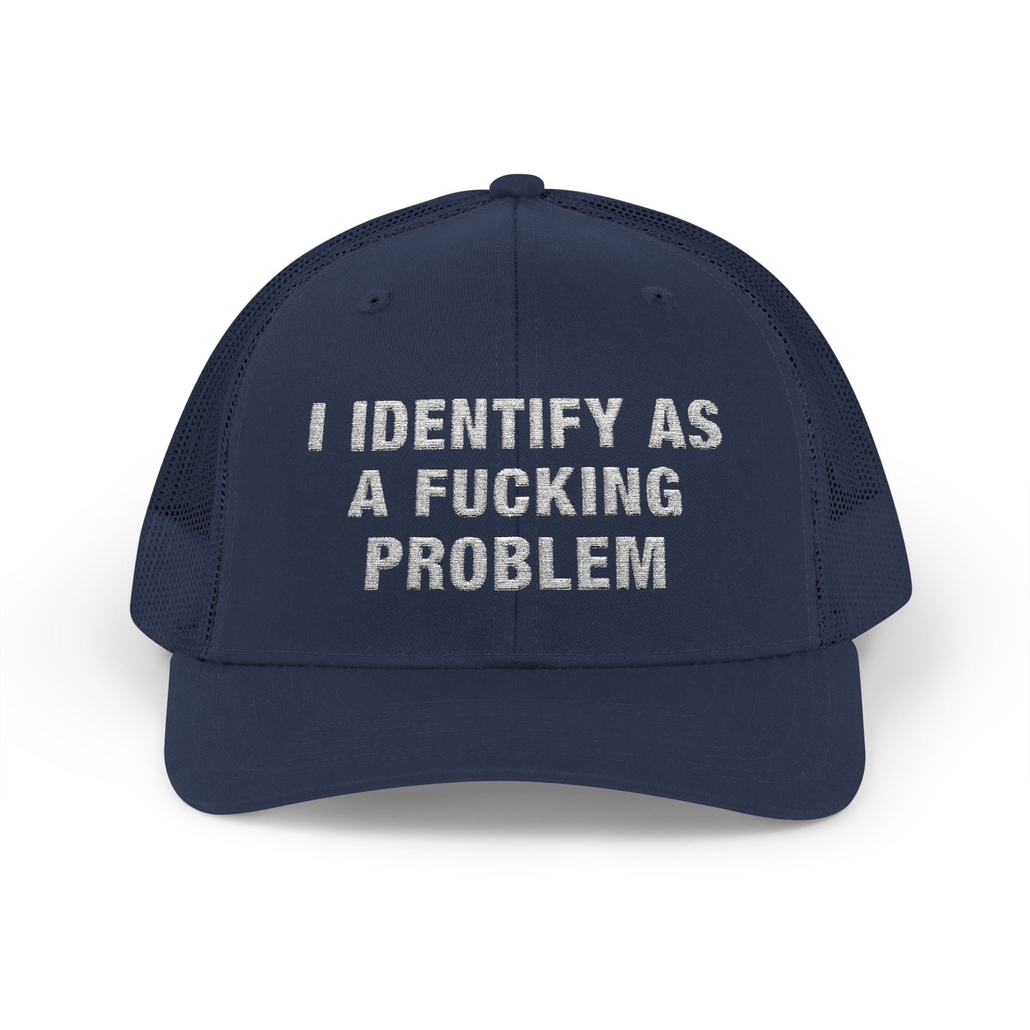 Problematic Identity Snapback Trucker Cap