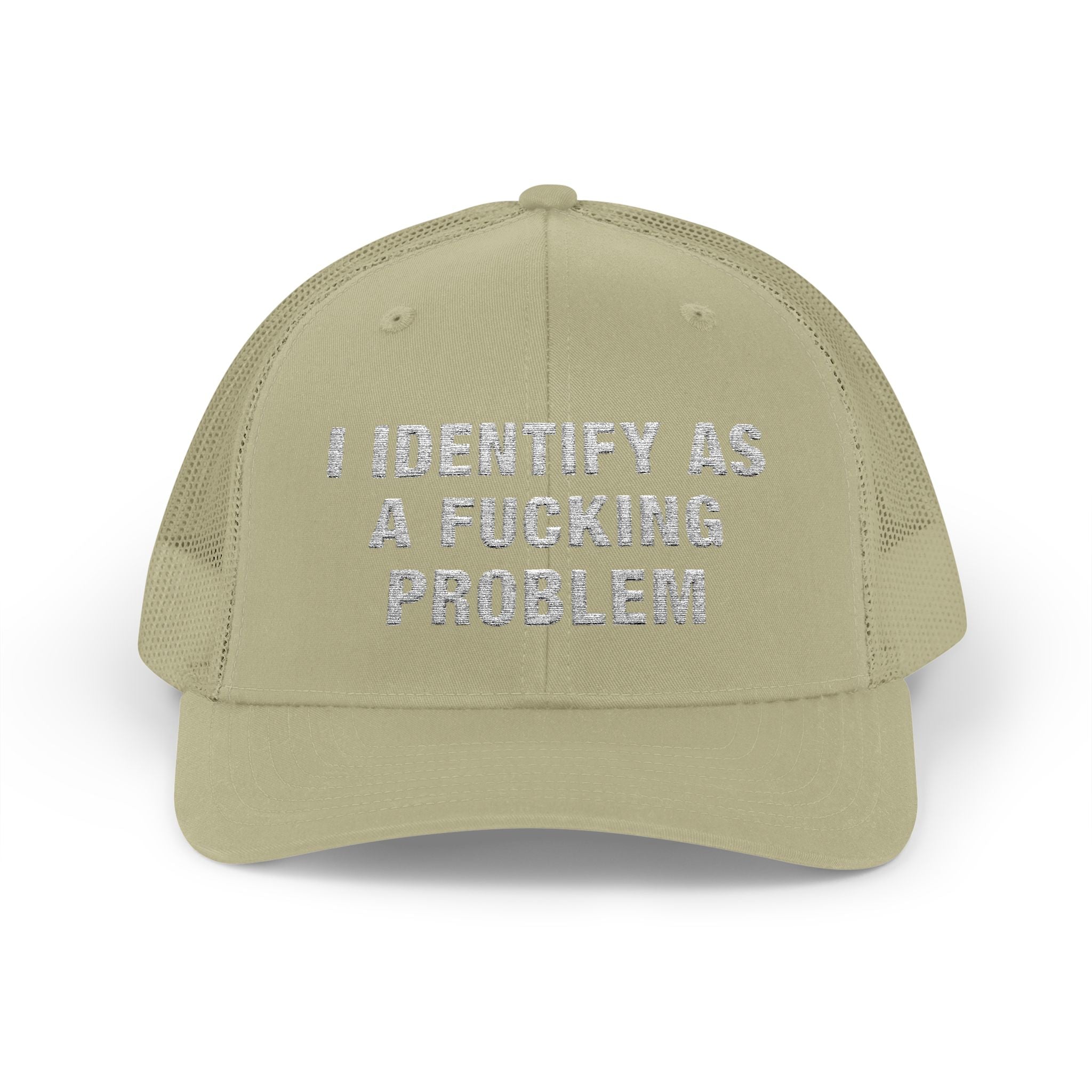 Problematic Identity Snapback Trucker Cap