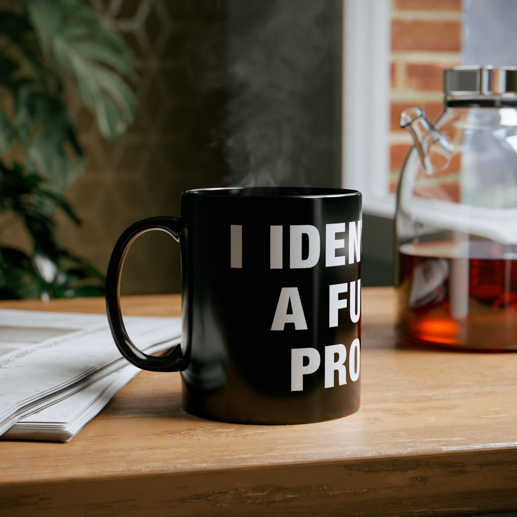 Problematic Identity Black Mug (11/15 oz options)