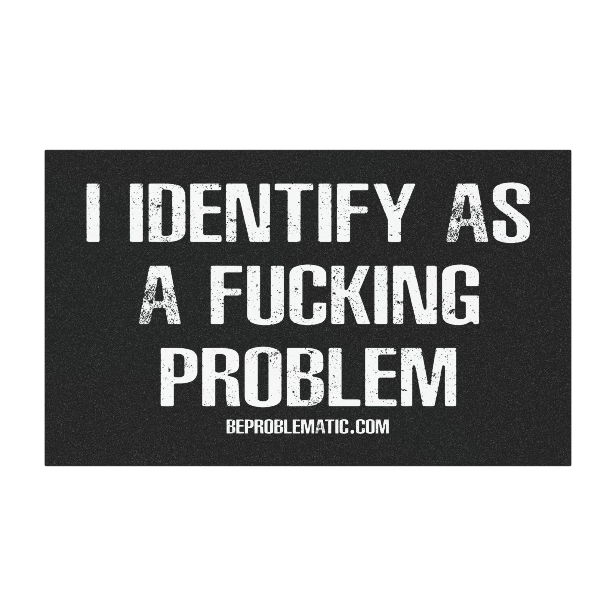 Problematic Identity Car Magnet