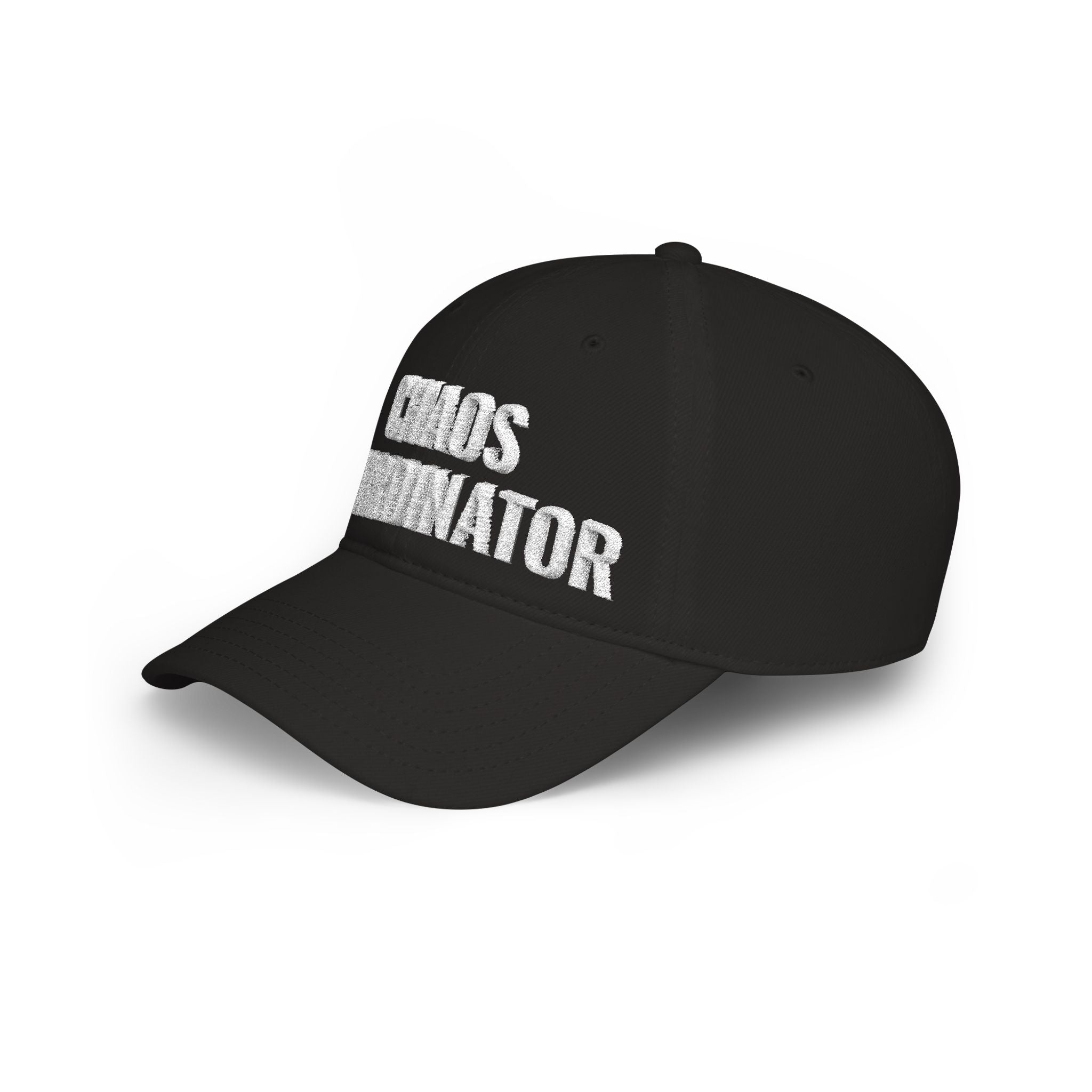 Chaos Coordinator Low Profile Baseball Cap — Embroidered "Chaos Coordinator" Hat
