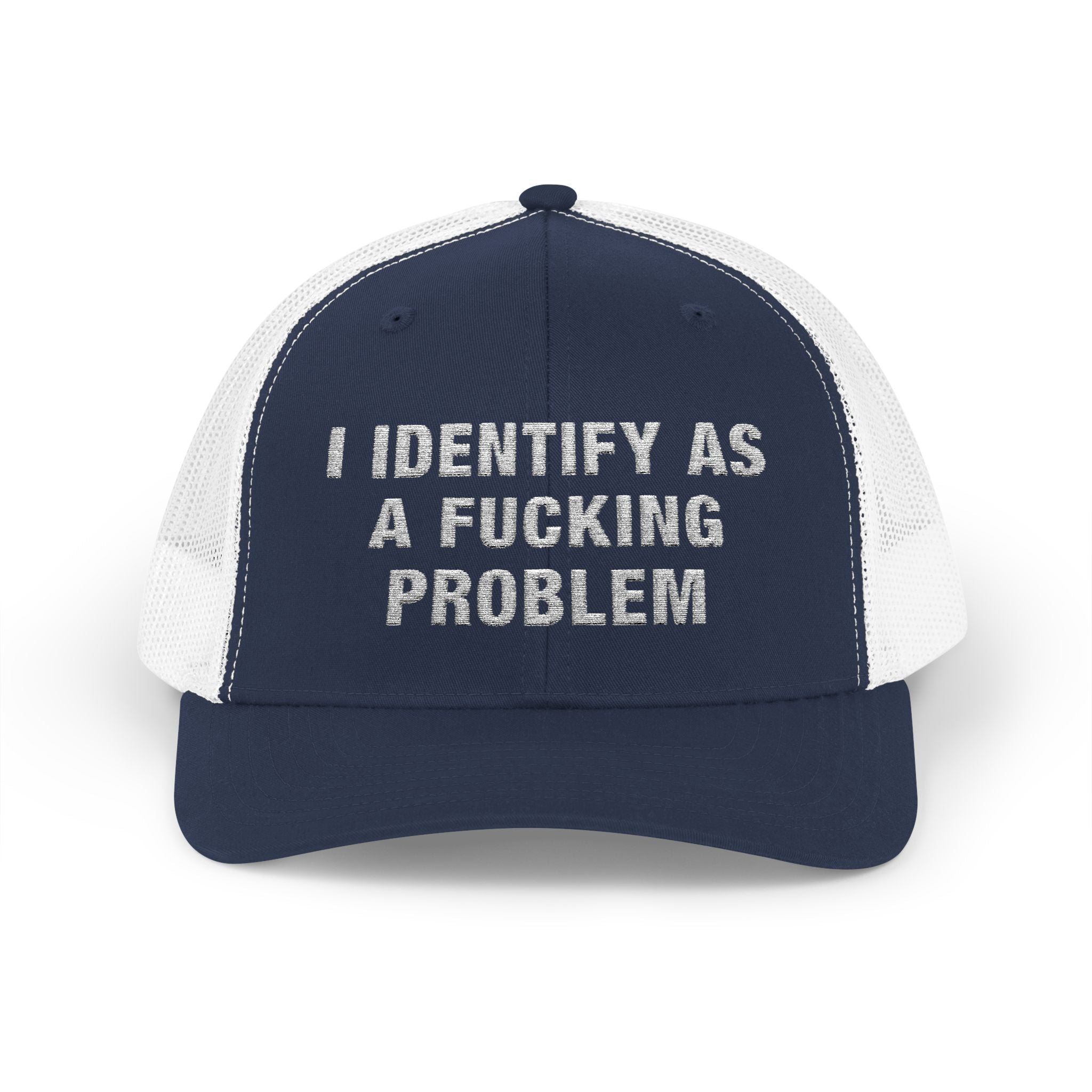 Problematic Identity Snapback Trucker Cap