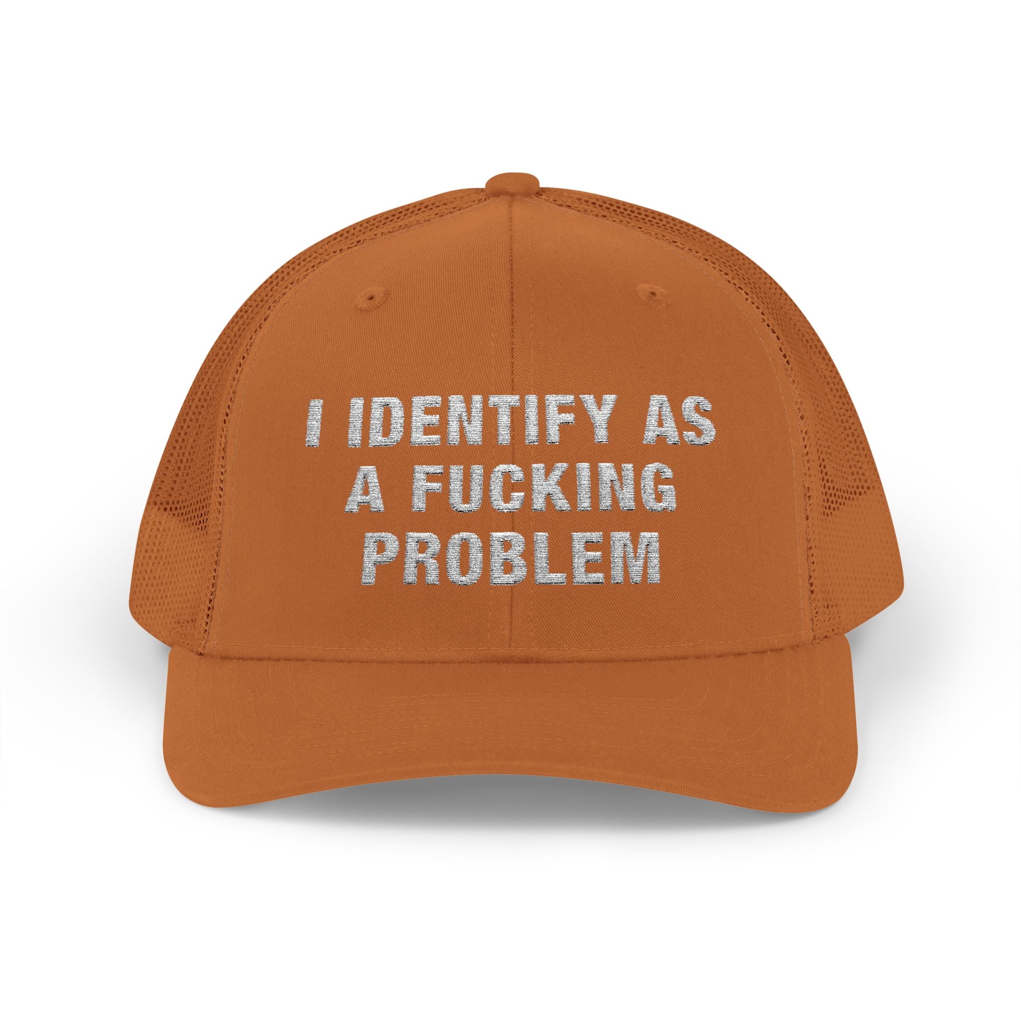 Problematic Identity Snapback Trucker Cap
