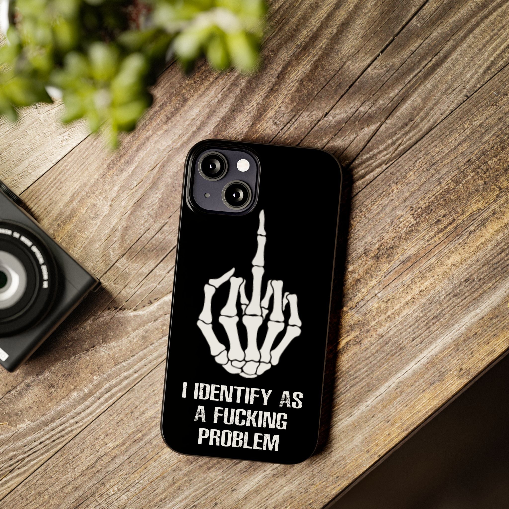 Problematic Identity iPhone Slim Case