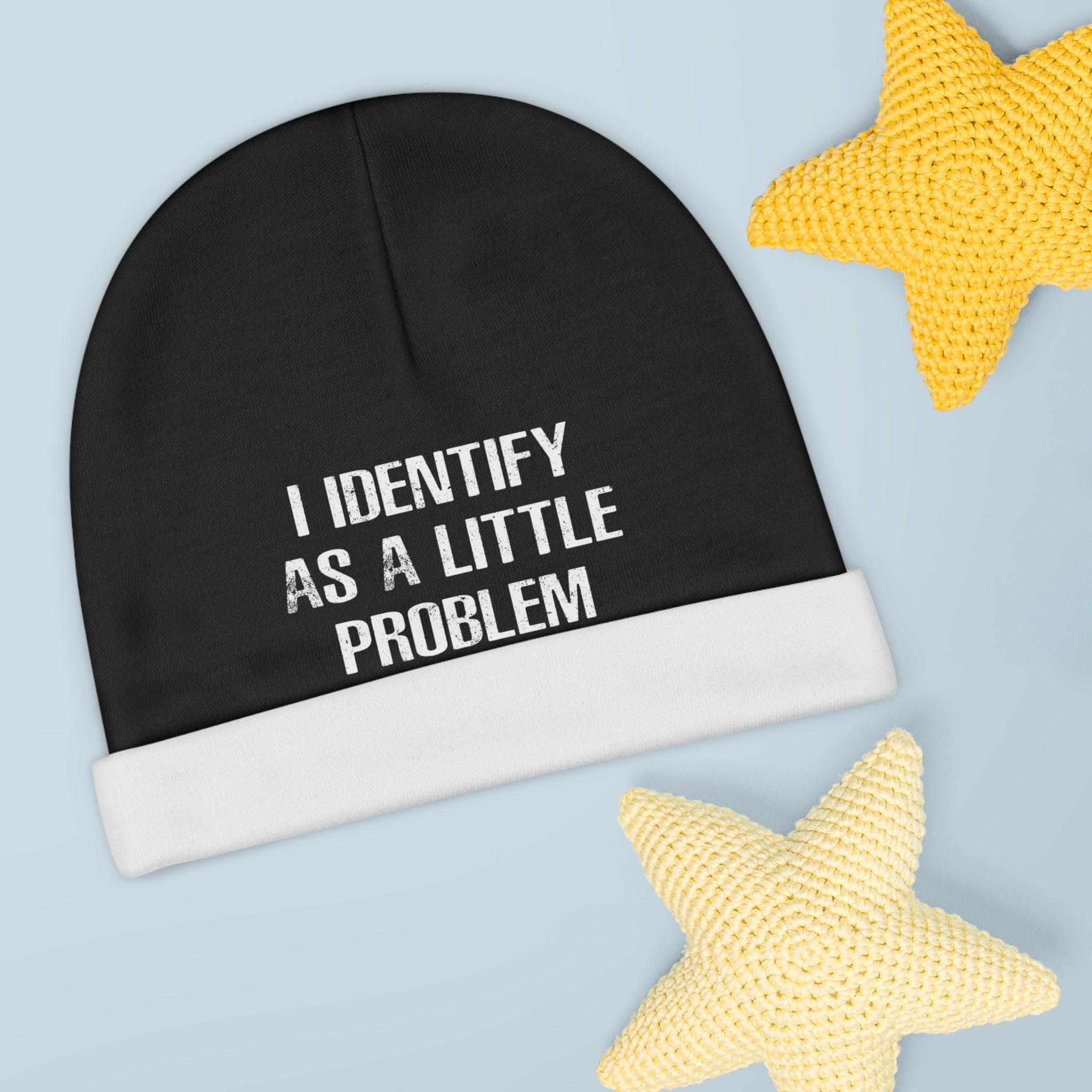 Problematic Identity Baby Beanie - Black