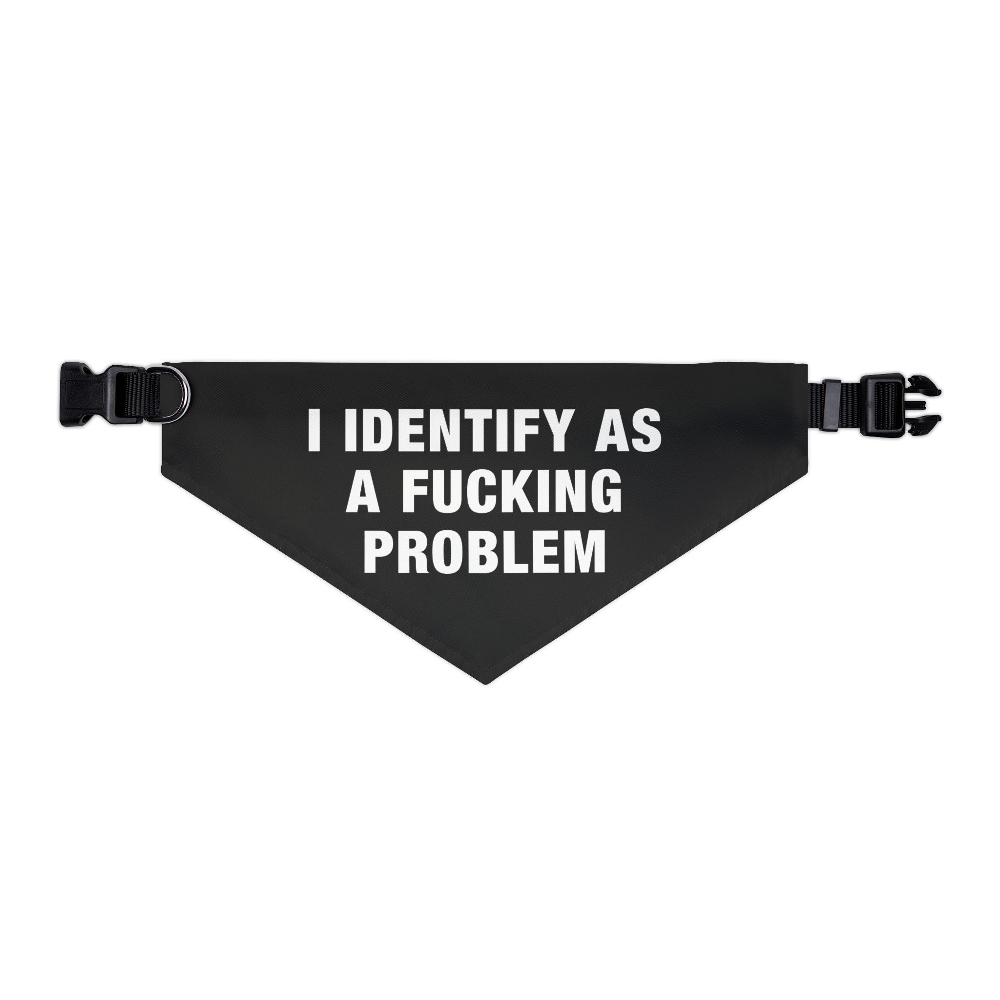 Problematic Identity Pet Bandana Collar