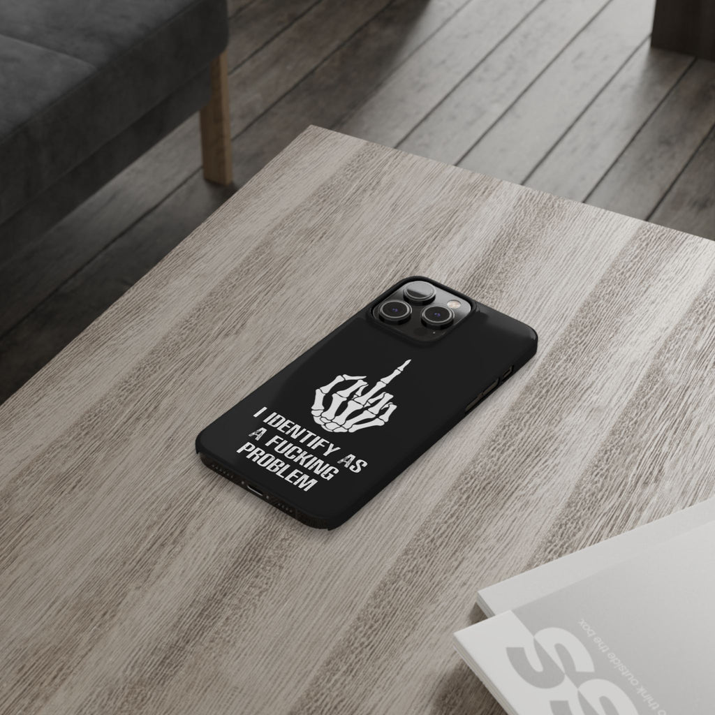 Problematic Identity iPhone Slim Case