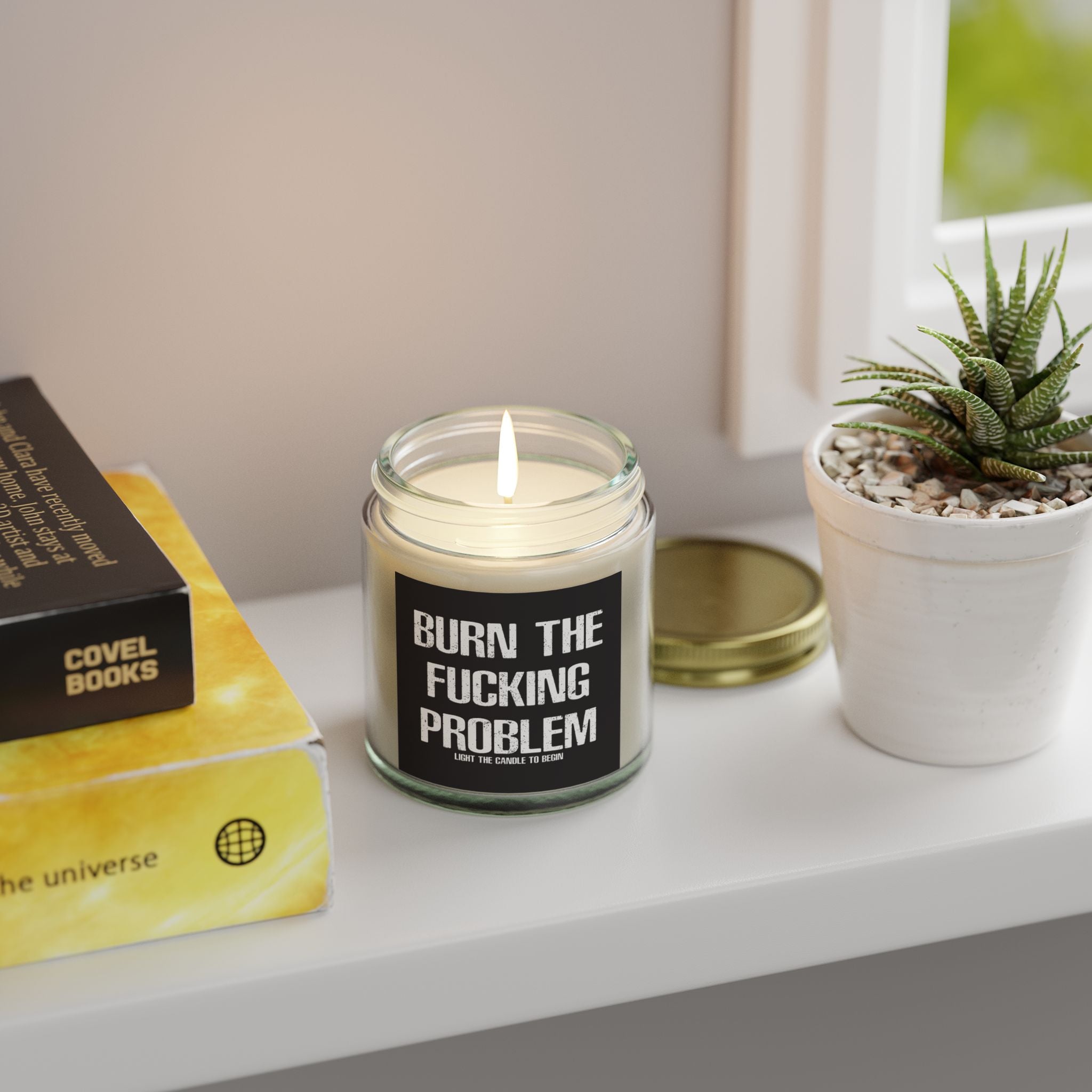 Burn the F*cking Problem Candle (4/9oz) Alternative Scents
