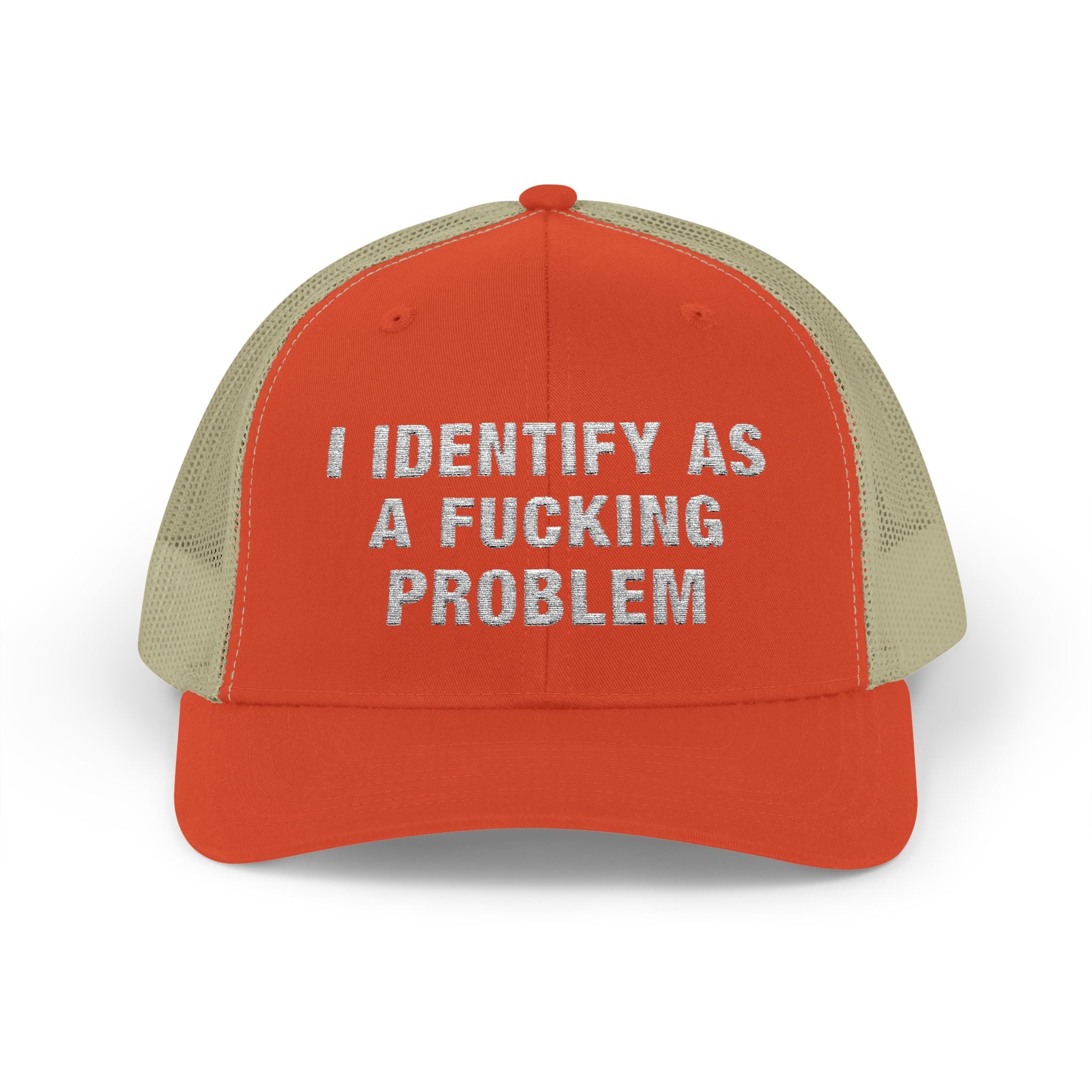 Problematic Identity Snapback Trucker Cap