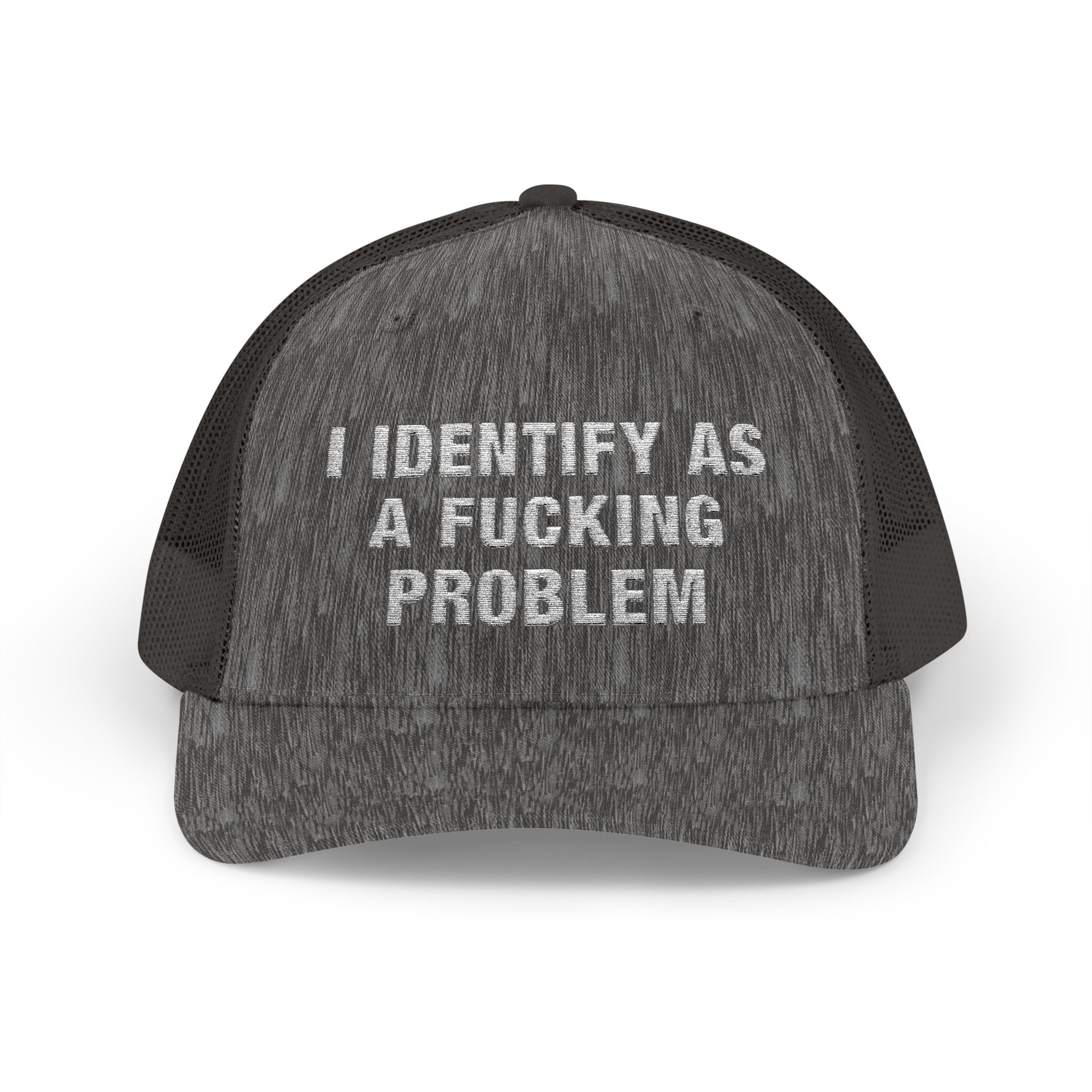Problematic Identity Snapback Trucker Cap