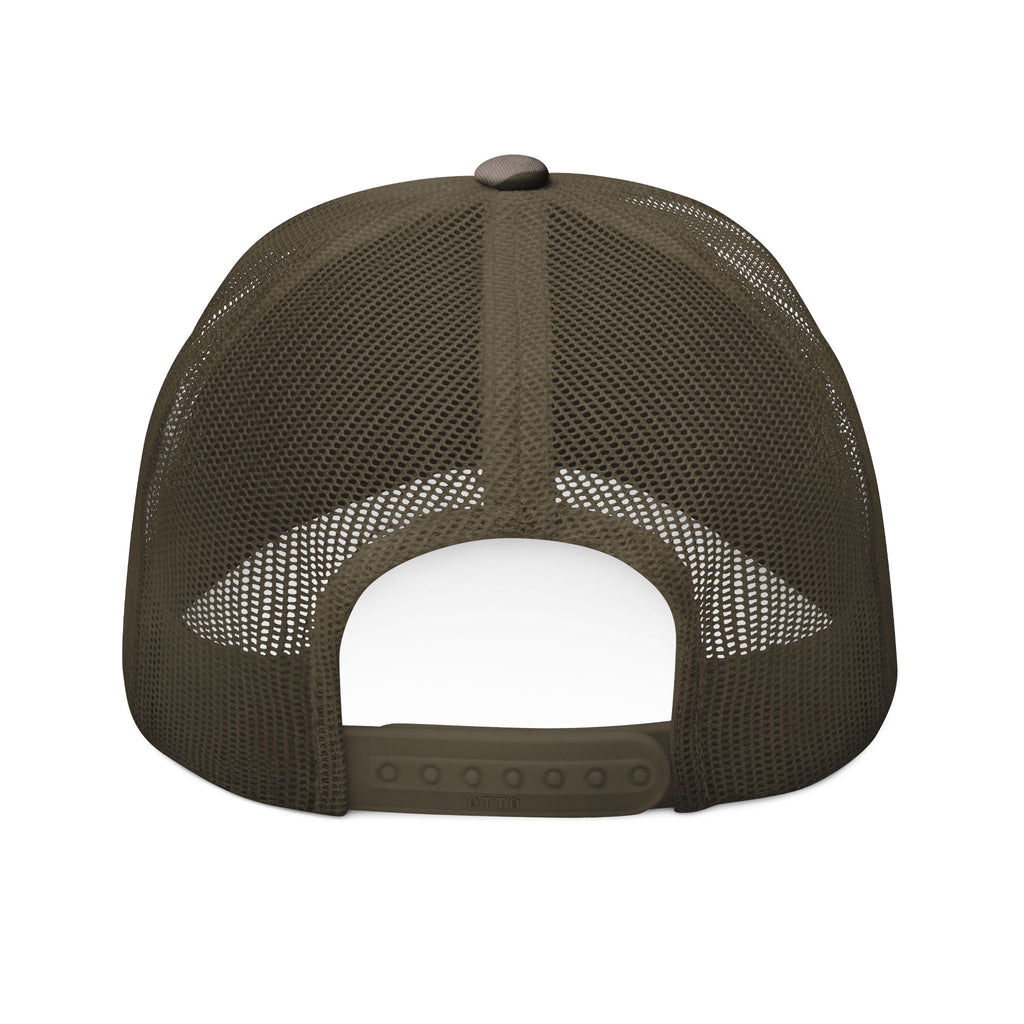 Problematic Identity Camouflage Trucker Hat