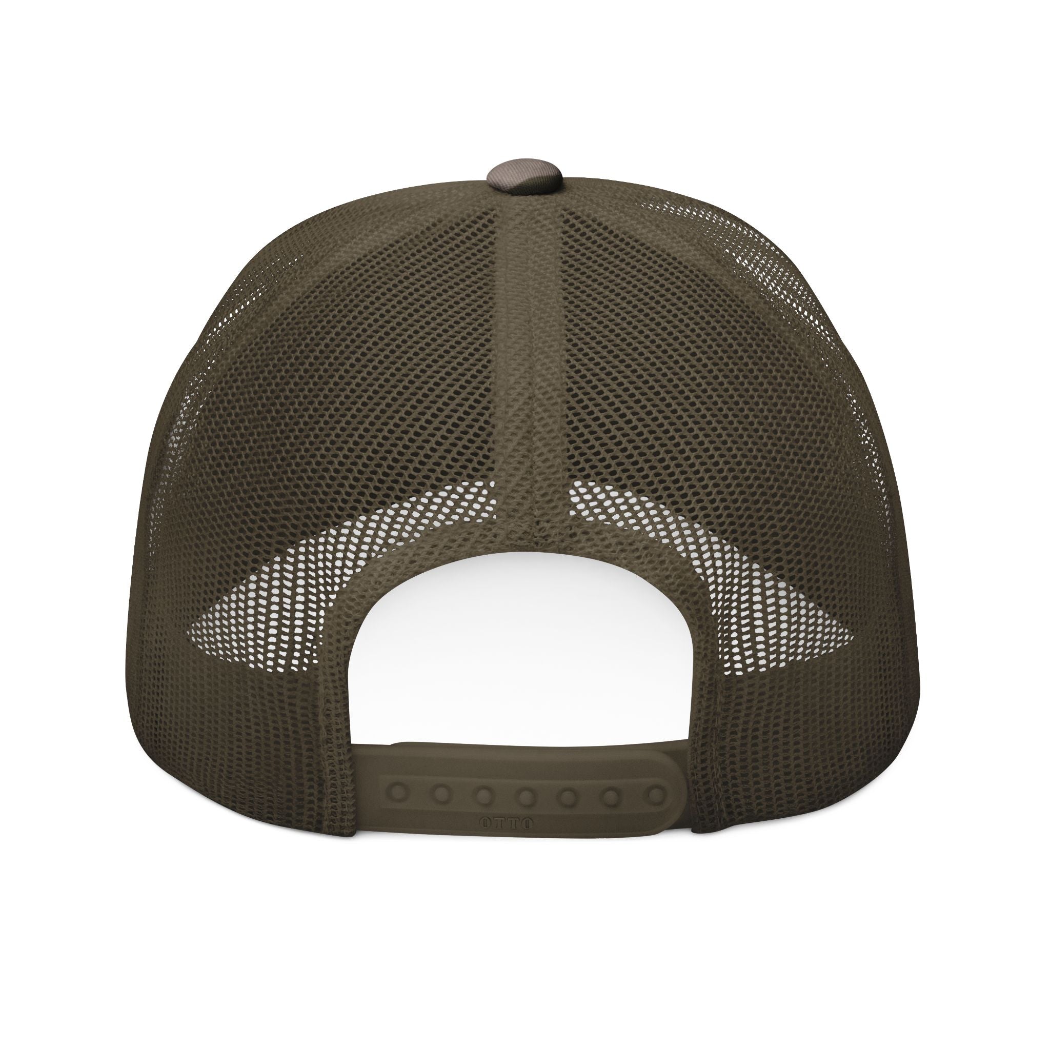 Problematic Identity Camouflage Trucker Hat