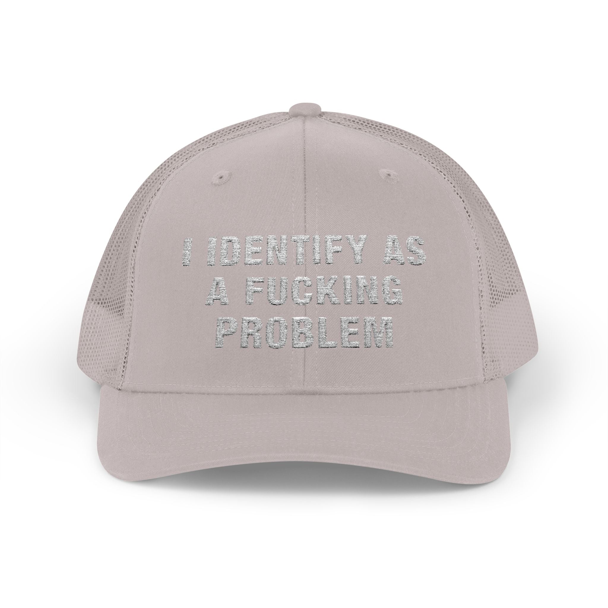 Problematic Identity Snapback Trucker Cap