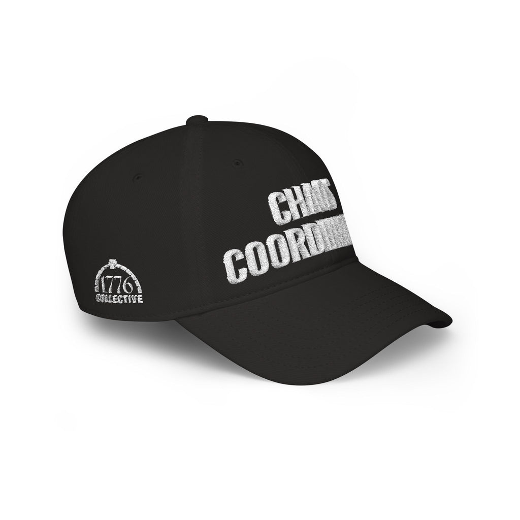 Chaos Coordinator Low Profile Baseball Cap — Embroidered "Chaos Coordinator" Hat
